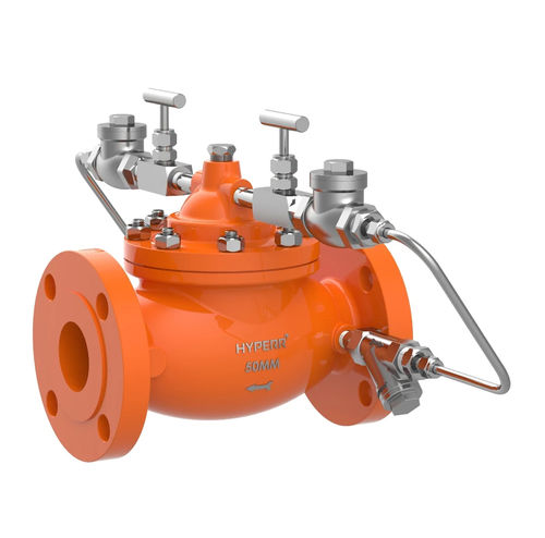 Membranrückschlagventil - HV-ACV-08 - Hyper Valves - für Wasser / Flansch / für Wasser