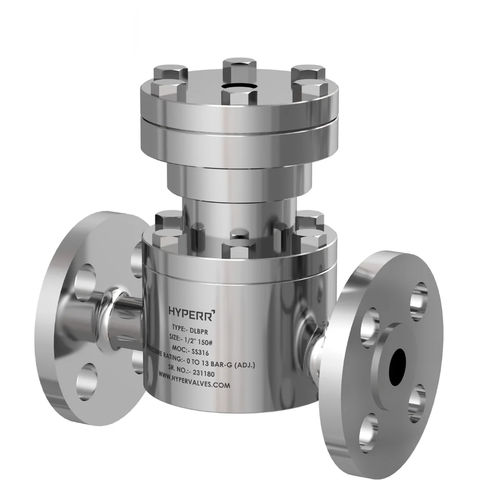 Dom-Gegendruckregler - HV-DLBPR-01 - Hyper Valves - für Wasser / Gas / Membran