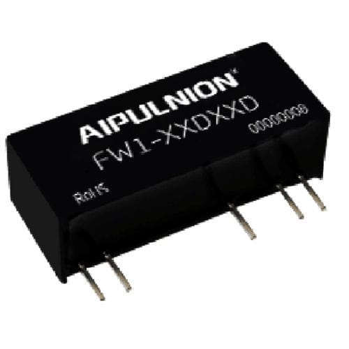 Gesteuerter DC/DC-Wandler - FW1-XXDXXD - Guangzhou Aipu Electron Technology Co.,Ltd - SIP / kompakt