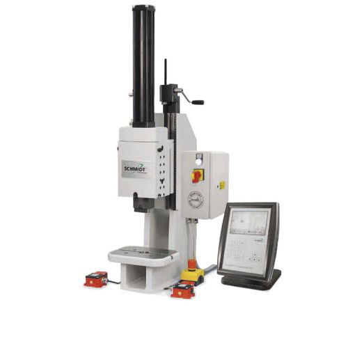 Hydropneumatische Presse - 361 - SCHMIDT Technology - Biege / Einständer / Kolben