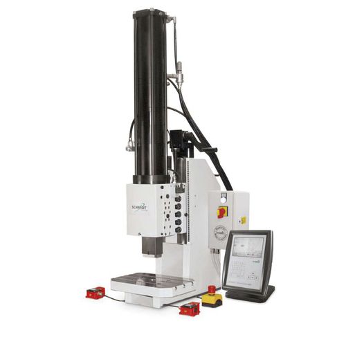 Hydropneumatische Presse - 364 - SCHMIDT Technology - Biege / Kolben / Rahmen