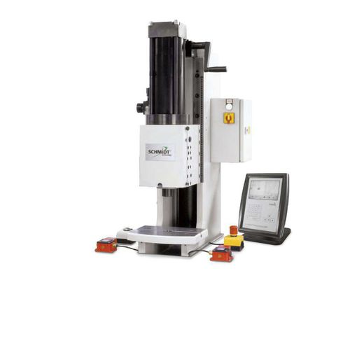 Hydropneumatische Presse - 368 - SCHMIDT Technology - Biege / Einständer / Kolben