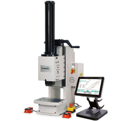 Hydropneumatische Presse - 365 - SCHMIDT Technology - Biege / Kolben / Rahmen