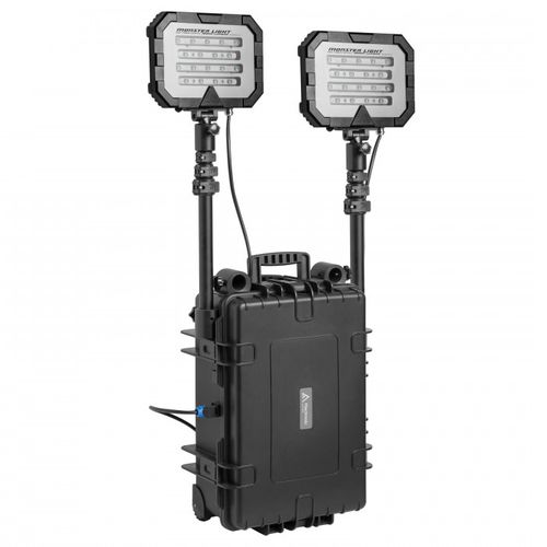 LED-Scheinwerfer - MONSTERLIGHT TWIN 40 - Mactronic - robust / tragbar / wiederaufladbar