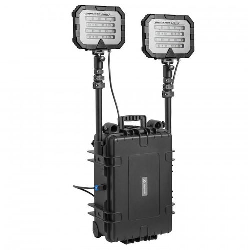 LED-Scheinwerfer - MONSTERLIGHT TWIN 50  - Mactronic - robust / tragbar / wiederaufladbar