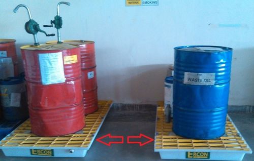 Auffangpalette für 2 Fässer - Ergen Plastic Industries - Kunststoff