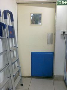 Einflügeliges Tor - 01112 - Ergen Plastic Industries - Industrie / für den Innenbereich / hochbeständig