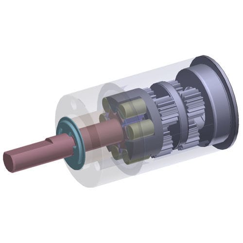 Planetengetriebe - dyNALOX - Orbray Co., Ltd - koaxial / mit Vollwelle / 0,2 - 0,5 Nm