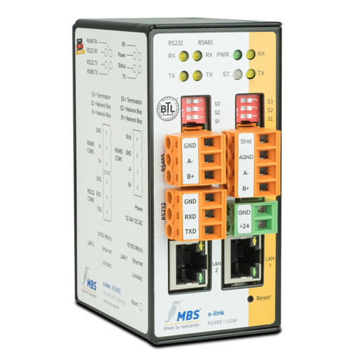 Gateway für Kommunikation - Double-X - MBS GmbH - RS-232 / RS-485 / IP