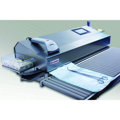 Siegelmaschine mit Strichcodedrucker - GM16L1PV, GM16L2PV - Gundem Saglik ve Gida Urunleri Sanayi Tic. A. S. - Dreh / vollautomatisch / für medizinische Geräte