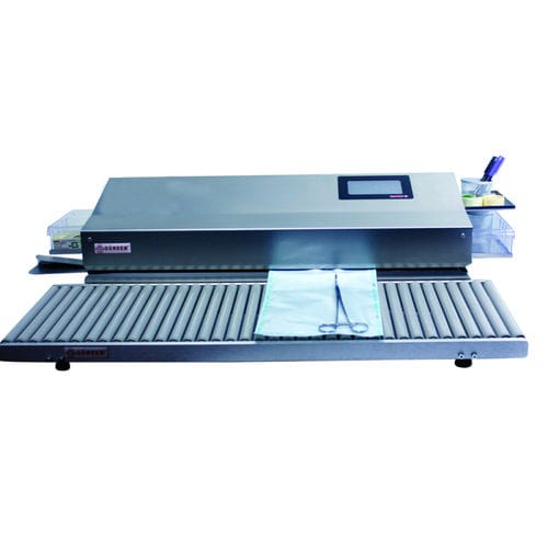 Siegelmaschine mit Strichcodedrucker - GM11L1PV, GM11L2PV - Gundem Saglik ve Gida Urunleri Sanayi Tic. A. S. - Dreh / vollautomatisch / für medizinische Geräte