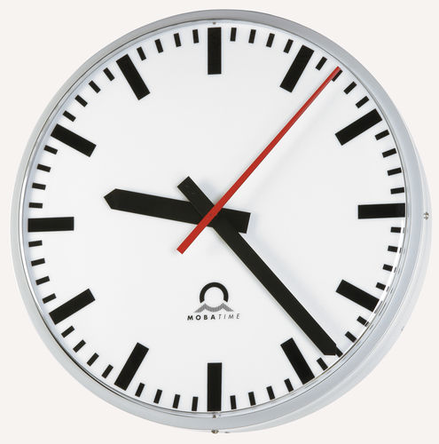 Uhr für den Innenraum - METROLINE - BÜRK MOBATIME GmbH - Analog / wandmontiert / doppelseitig