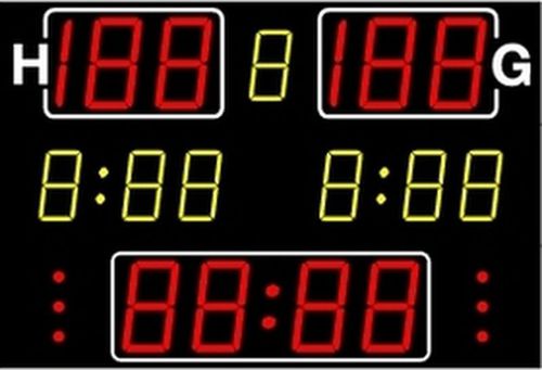 LED-Display - MSA 210.300-1000 - BÜRK MOBATIME GmbH - mit Touchscreen / Grafik / Kontroll