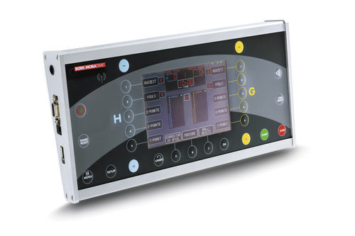 Bedienterminal mit Touchscreen - Touch-Screen Bedienpukt für MSA - BÜRK MOBATIME GmbH - mobil / Farb-LCD / robust