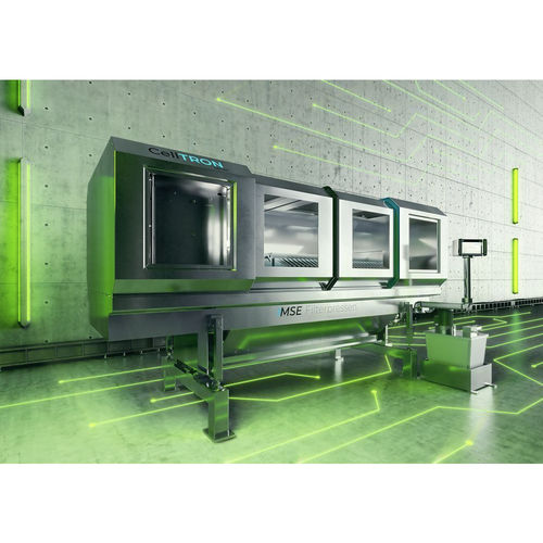 Membranfilterpresse - CellTRON&reg; - MSE Filterpressen GmbH - Seitenholm / automatisch / Hochdruck