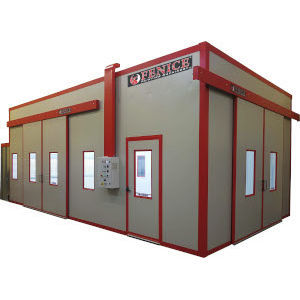 Geschlossene Lackierkabine - FENICE-D - Fenice Machinery srl - für Einzelteile / Filterung / automatisch