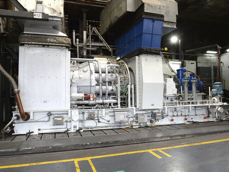 Gas-Turbine - Frame 5/1PA - Baker Hughes - für Stromerzeugung / Einwellen