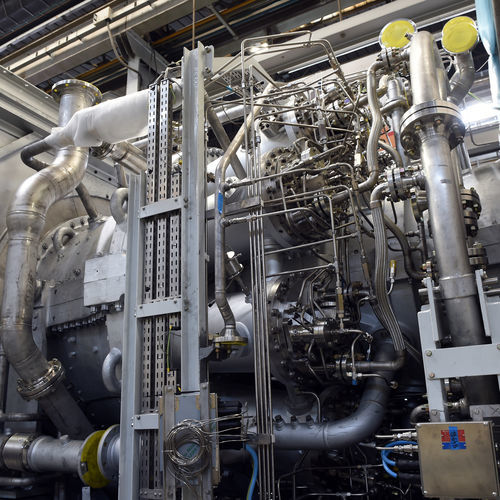 Gas-Turbine - Frame 6/1B  - Baker Hughes - für Stromerzeugung / Einwellen