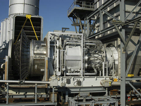 Gas-Turbine - Frame 9/1E - Baker Hughes - Einwellen