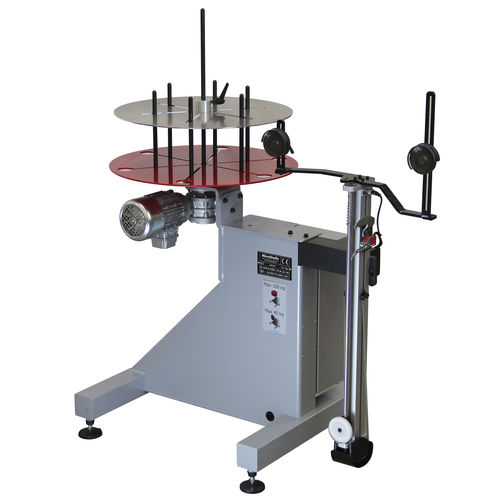 Motorisierte Haspel - ASC100 series - MicroStudio S.r.l - für Stahl-Spannreifen / für Drahtabroll / horizontal