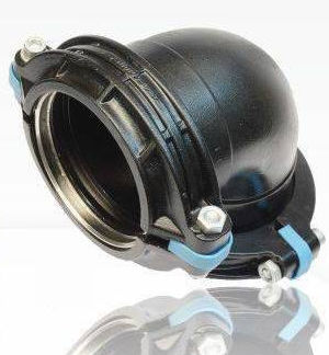 Pneumatischer Anschluss - 82.050 series - EQOfluids FR - Push-in / 90°-Winkel / Aluminium