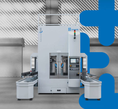 CNC-Drehzentrum - F  - Schuster Maschinenbau GmbH - vertikal / 2-Achs / 12 Werkzeuge