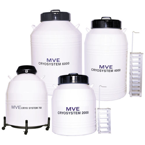 Flüssigstickstoff-Lager-Becken - MVE CryoSystem Series - CHARTINDUSTRIES - Kryogen / leicht