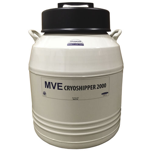 Becken für biologische Proben - MVE CryoShipper 2000 - CHARTINDUSTRIES - Aluminium / Kryogen / Speicher