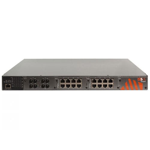 Ethernet-Switch / managed - iES28GF-L2 - iS5 Communications - 28 Ports / Gigabit / auf einem Gestell montiert