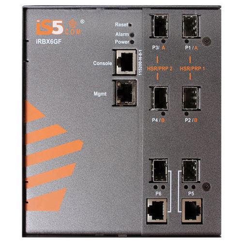 Ethernet-Switch / managed - iRBX6GF - iS5 Communications - 6 Ports / für DIN-Schiene / für Schalttafelmontage