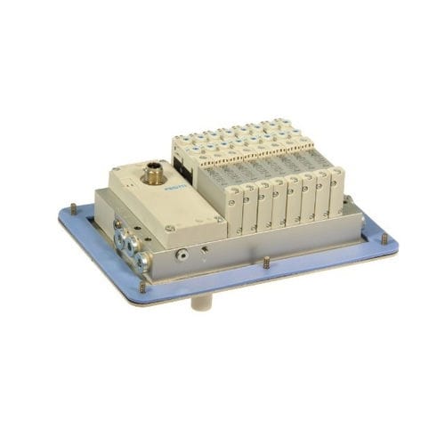Ventil-Terminal - Pneumapole-L 8-fold size 10 IO-link - Ebora Process Automation
