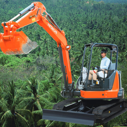 Minibagger - ZX48U-5A - HITACHI Construction Machinery - auf Raupen / Tier 2 / für Baustellen