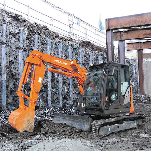 Mittelgroßer Bagger - ZX38U-5A	 - HITACHI Construction Machinery - auf Raupen / Diesel / für Baustellen
