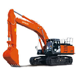 Großformatiger Bagger - ZX470LCH-5G - HITACHI Construction Machinery - auf Raupen / Tier 2 / für Baustellen