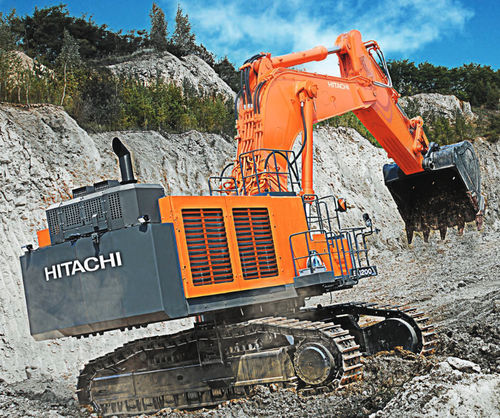 Großformatiger Bagger - EX1200-7 - HITACHI Construction Machinery - auf Raupen / Tier 2 / elektrisch