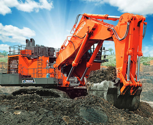 Hochlöffelbagger auf Raupen - EX2600-7 - HITACHI Construction Machinery - für Bergbau