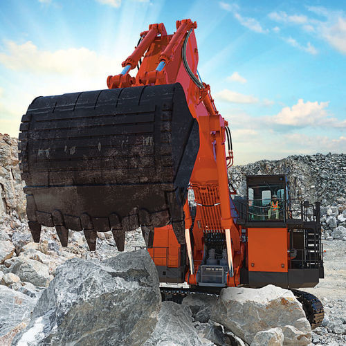 Hochlöffelbagger auf Raupen - EX3600-7 - HITACHI Construction Machinery - für Bergbau