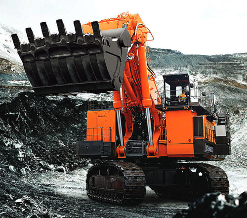 Hochlöffelbagger auf Raupen - EX5600-7 - HITACHI Construction Machinery - für Bergbau
