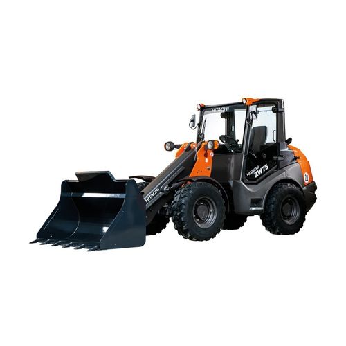 Radlader - ZW75-6 - HITACHI Construction Machinery - mit Gelenk / für Baustelle