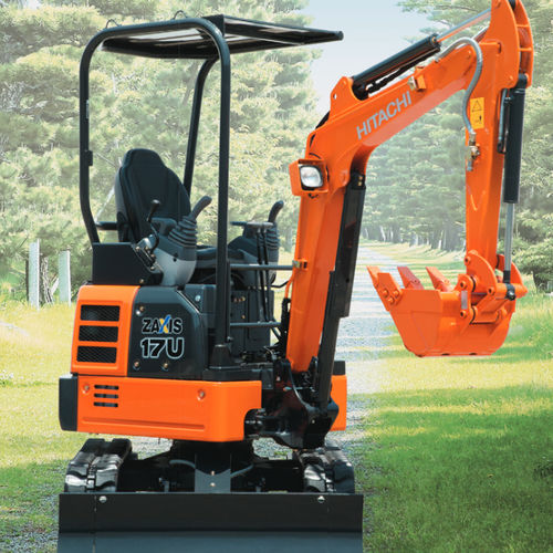 Minibagger - ZX17U-5A - HITACHI Construction Machinery - auf Raupen / Tier 2 / für Baustellen