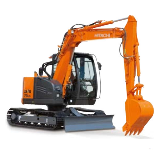 Mittelgroßer Bagger - ZX75US-5A - HITACHI Construction Machinery - auf Raupen / Tier 2 / für Baustellen