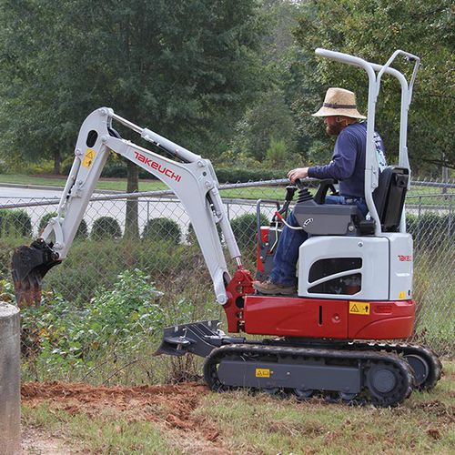 Minibagger - TB210R - TAKEUCHI - auf Raupen / Tier 4 Interim / für Baustellen