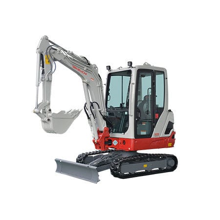Minibagger - TB225  - TAKEUCHI - auf Raupen / Diesel / für Baustellen