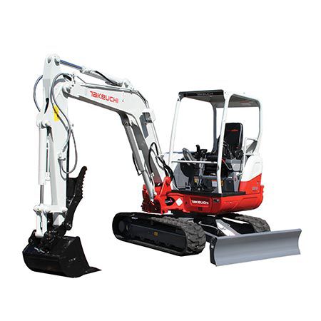 Minibagger - TB240 - TAKEUCHI - auf Raupen / Diesel / für Baustellen