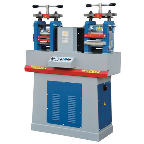 Walzwerk für Labor - LM-series - CHINETTI - Stahl / Tandem