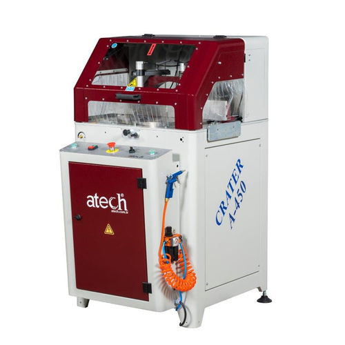 Gehrungssäge - A-450 - ATECH MACHINE - horizontal / vertikal / für Aluminium