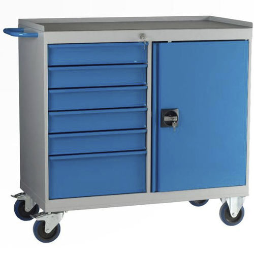 Lagerschrank - MDC811, MDC812 - Redhill Manufacturing - auf Rollen / mit Schublade / Fachböden