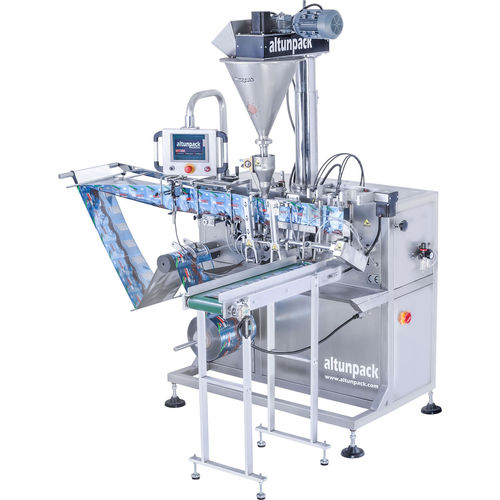 Horizontale Absackmaschine - YT-100 - altunpack makine san tic ltd şti - Flow-Pack / PLC-gesteuert / feuchte Reinigungstücher