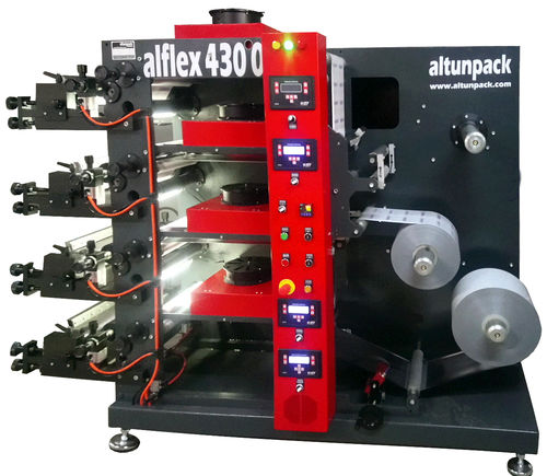 3-Farben-Flexodruckmaschine - alflex 3300 - altunpack makine san tic ltd şti - für Papier / für Kunststoff-Folien / für Kartons