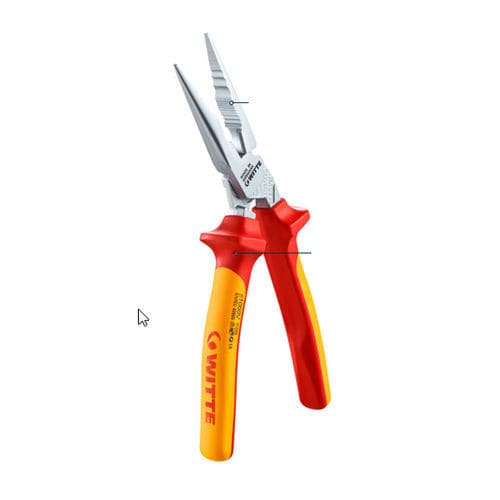 Spitzform-Zange - 31500 - KIRCHHOFF WITTE GmbH - für Kabel / mit gestrecktem Kopf / isoliert